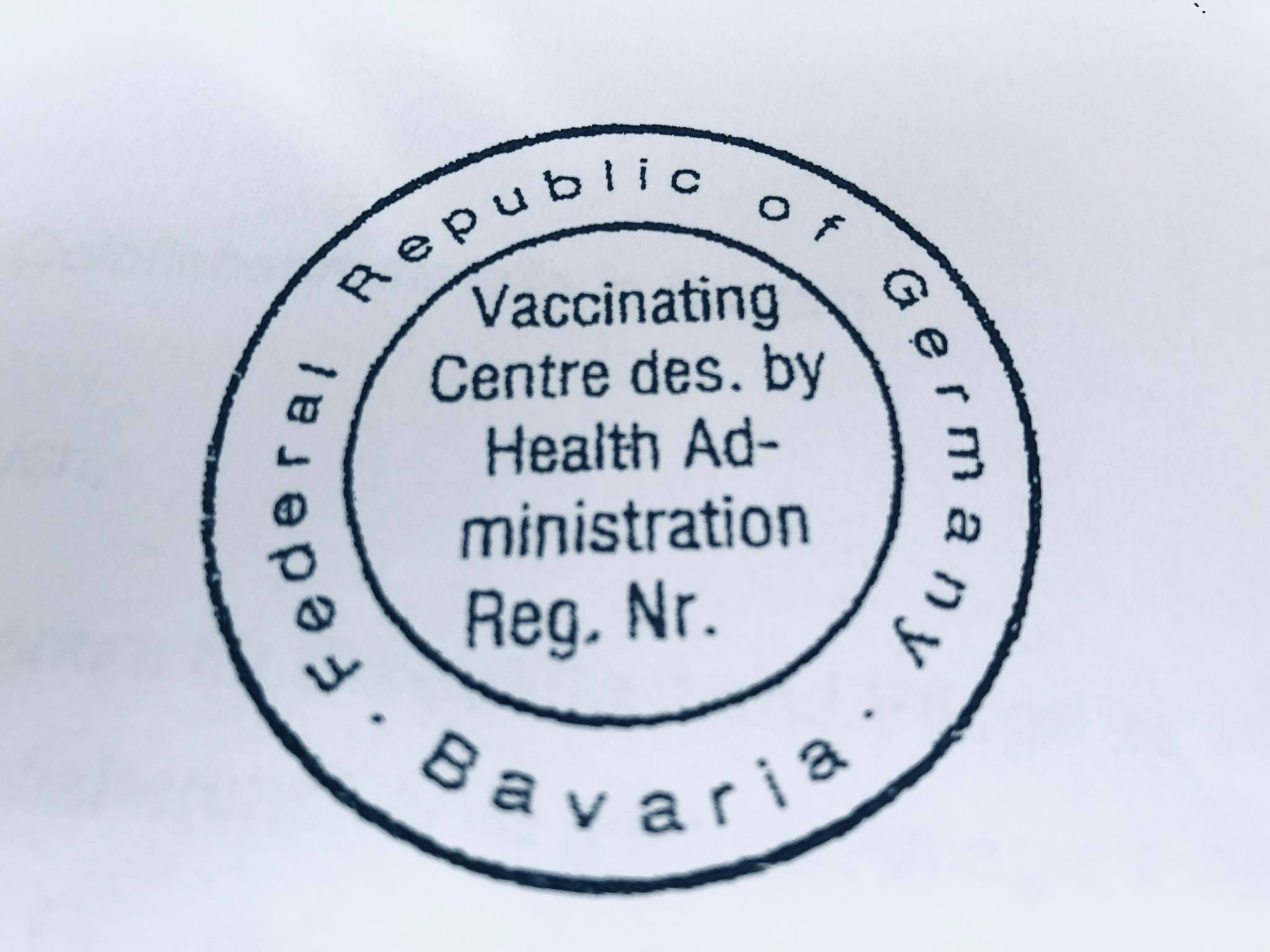 Gelbfieberimpfung Stempel