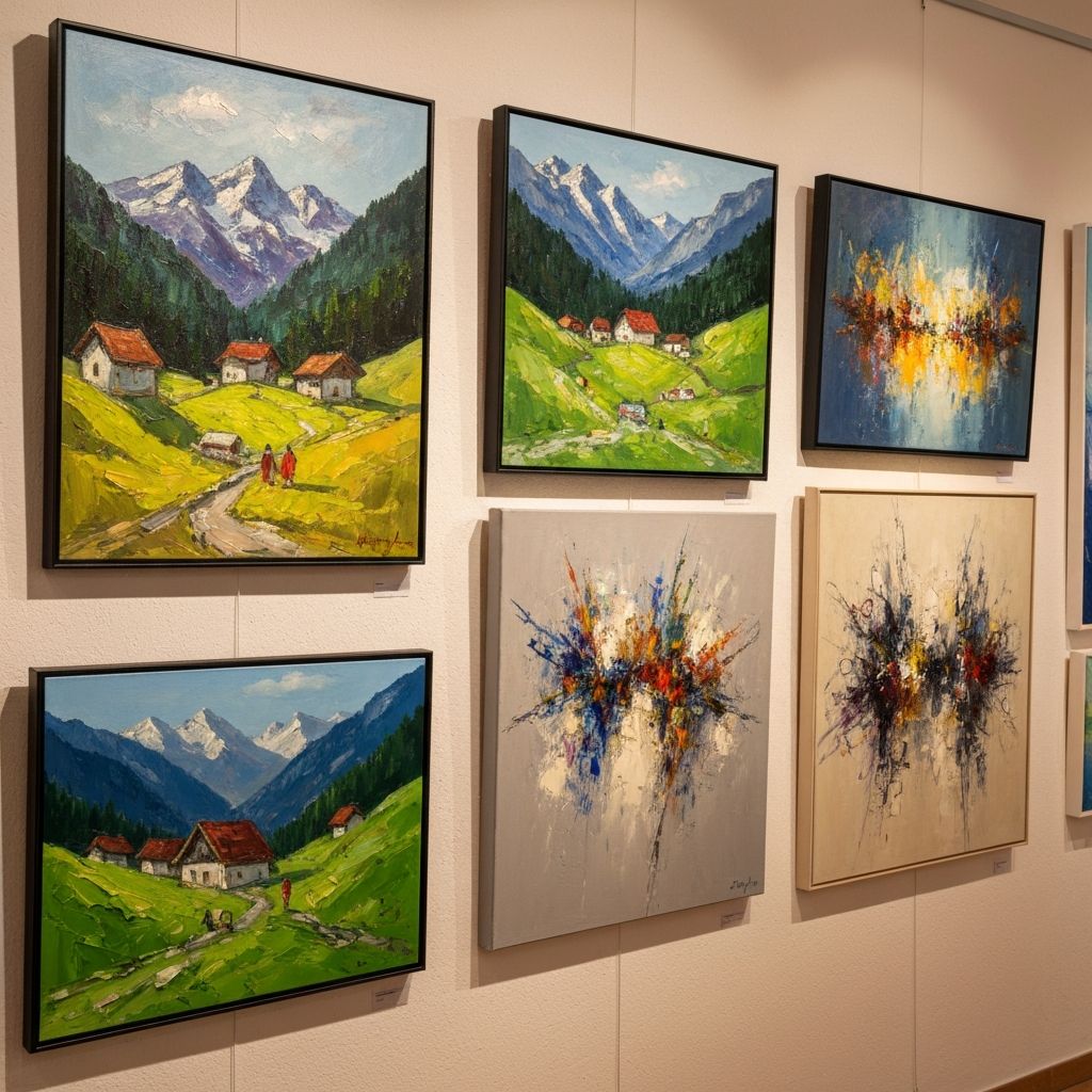 Malereien von Dr. Johannes Heinz Nowak